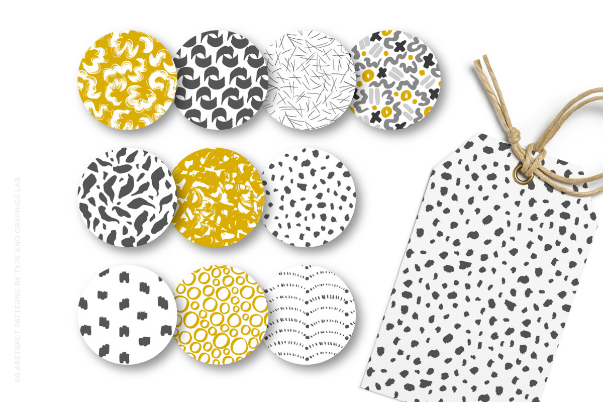 50 Abstract Patterns, a Pattern Graphic by Type and Graphics Studio