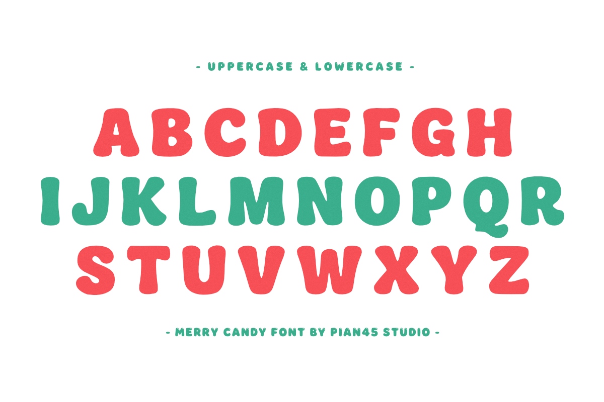 Merry Candy - Retro Groovy Font, a Handwritten Font by Pian45 Studio (Photo 6 of 8)