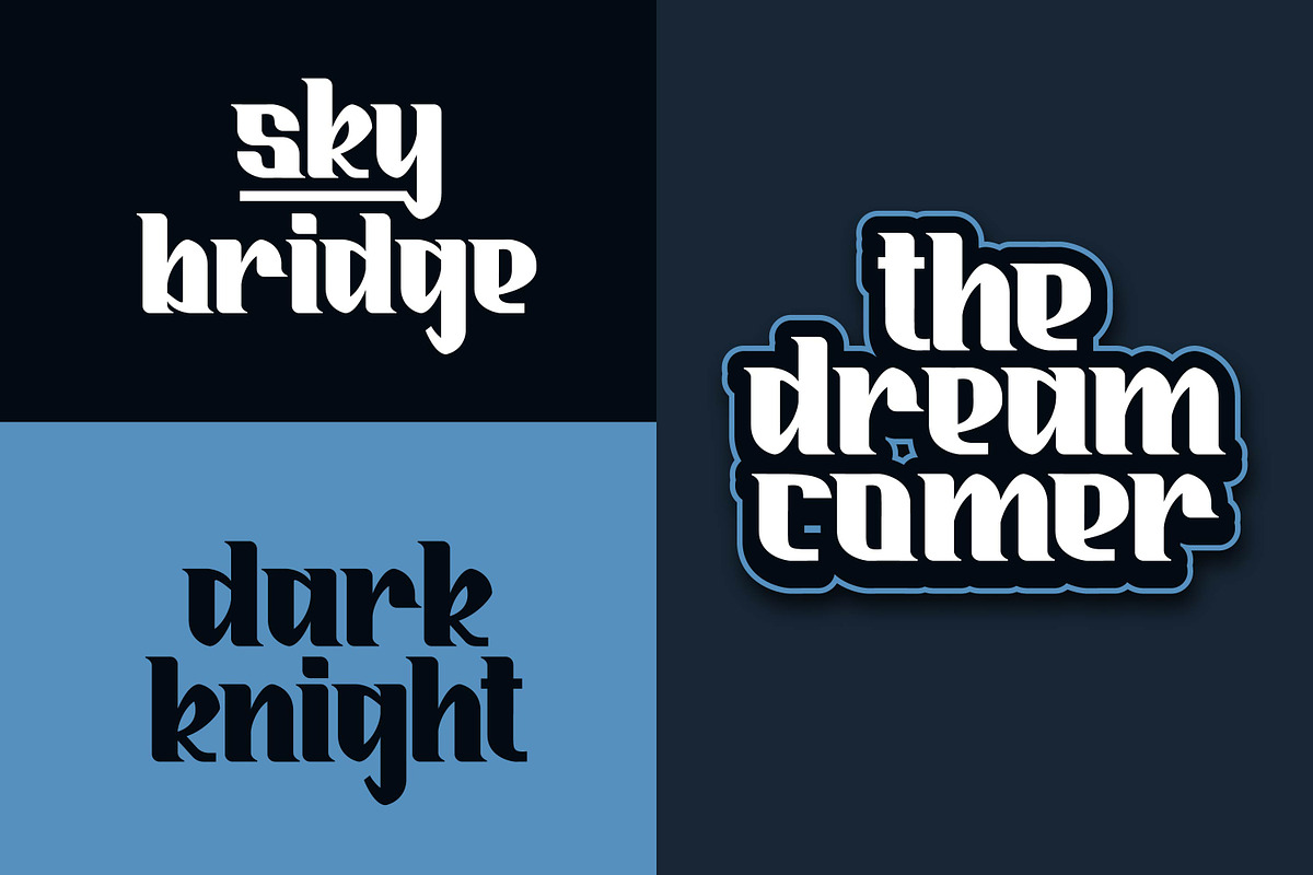 Night Bender - Stylish Serif Font, a Font by Gumrega Studio (Photo 2 of 8)