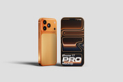 iPhone 17 Pro Mockup, an iPhone Mockup by scribrostudio (Thumbnail 6 of 13)