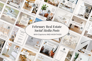 February Real Estate Social Media