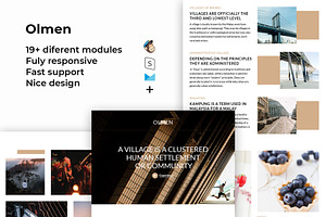 Olmen – Responsive Email template
