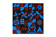 Geometric Shapes Dots Construction, a Pattern Graphic by Neo Geo (Thumbnail 2 of 9)