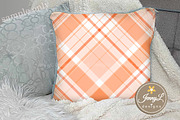 Peach Plaid Digital Papers, Pastel, a Pattern Graphic by JennyL Designs (Thumbnail 7 of 8)