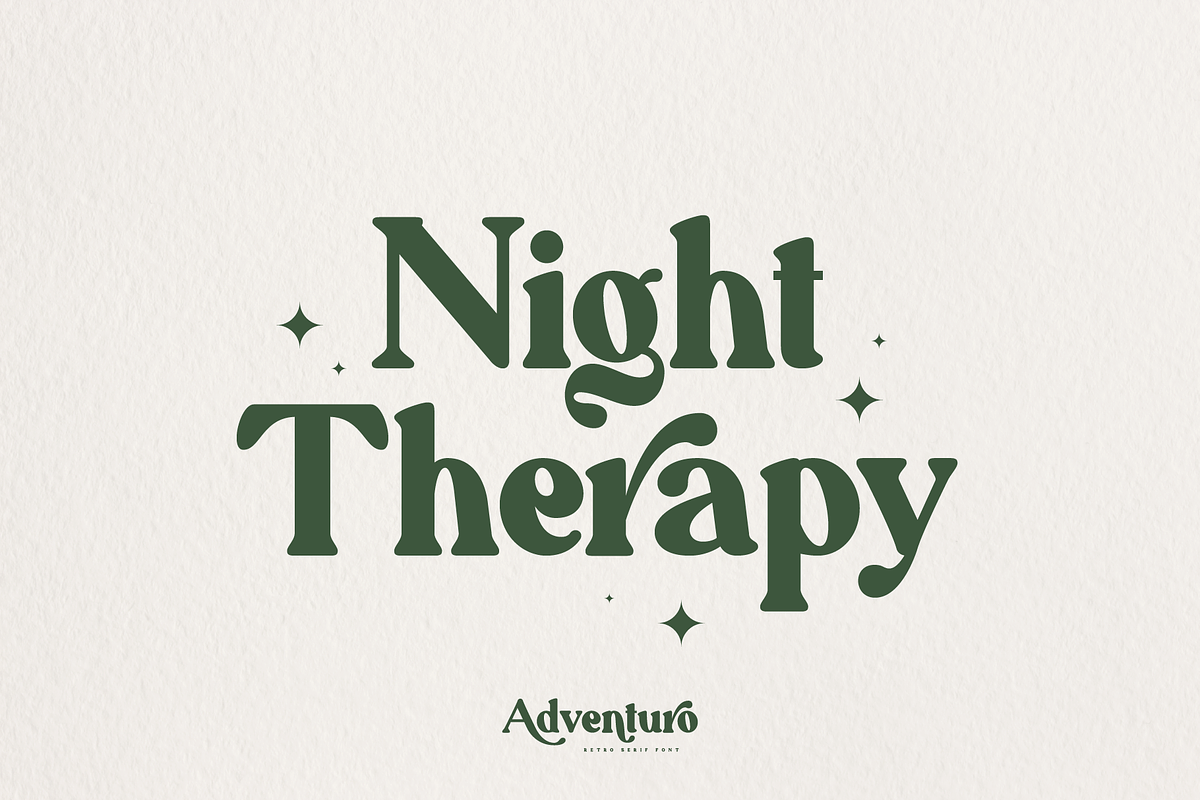 Adventuro – Retro Serif Font, a Serif Font by Pen Culture (Photo 8 of 12)
