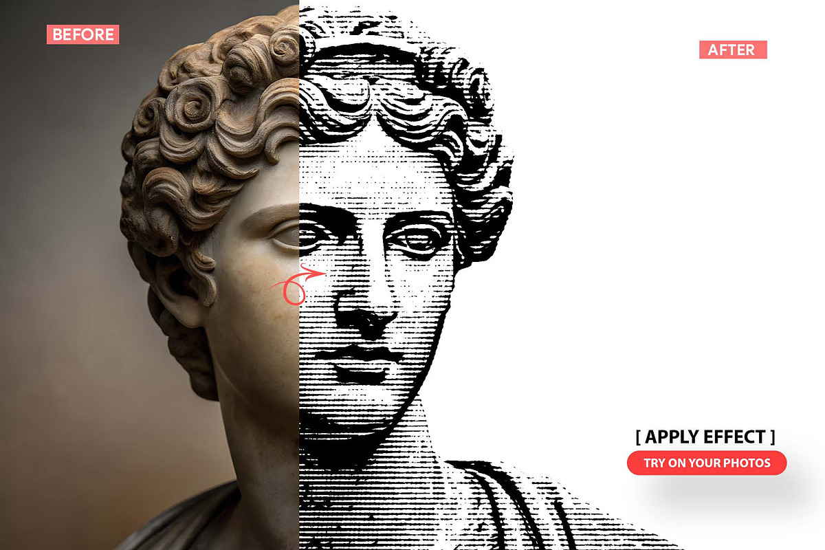 Old School Engraved Portrait Action, an Action Add-On by MRI STUDIO (Photo 6 of 12)