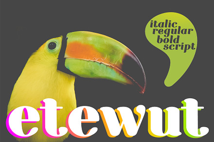 Etewut typeface