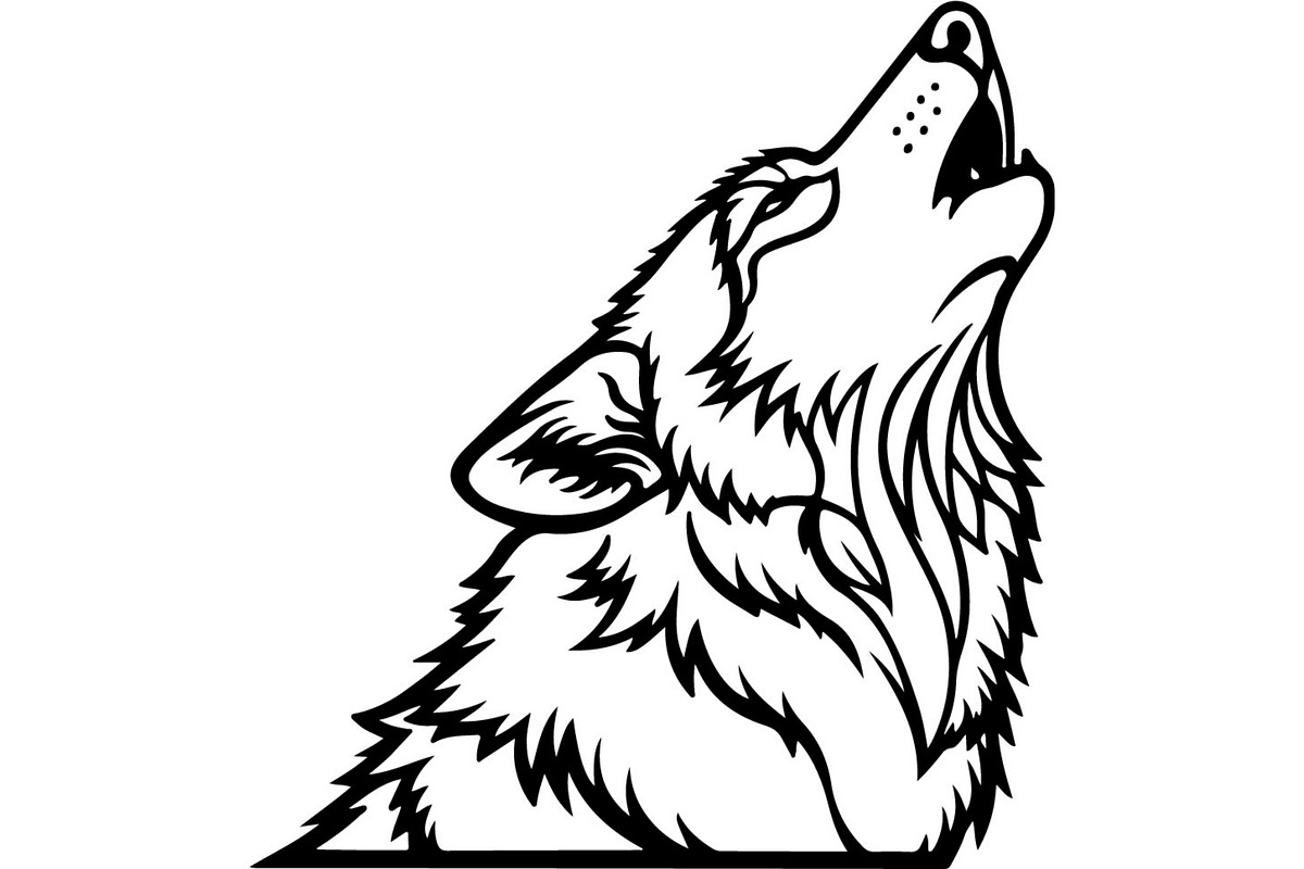 Premium Alpha Wolf Illustration, an Animal Illustration by Designer_Momina (Photo 2 of 18)