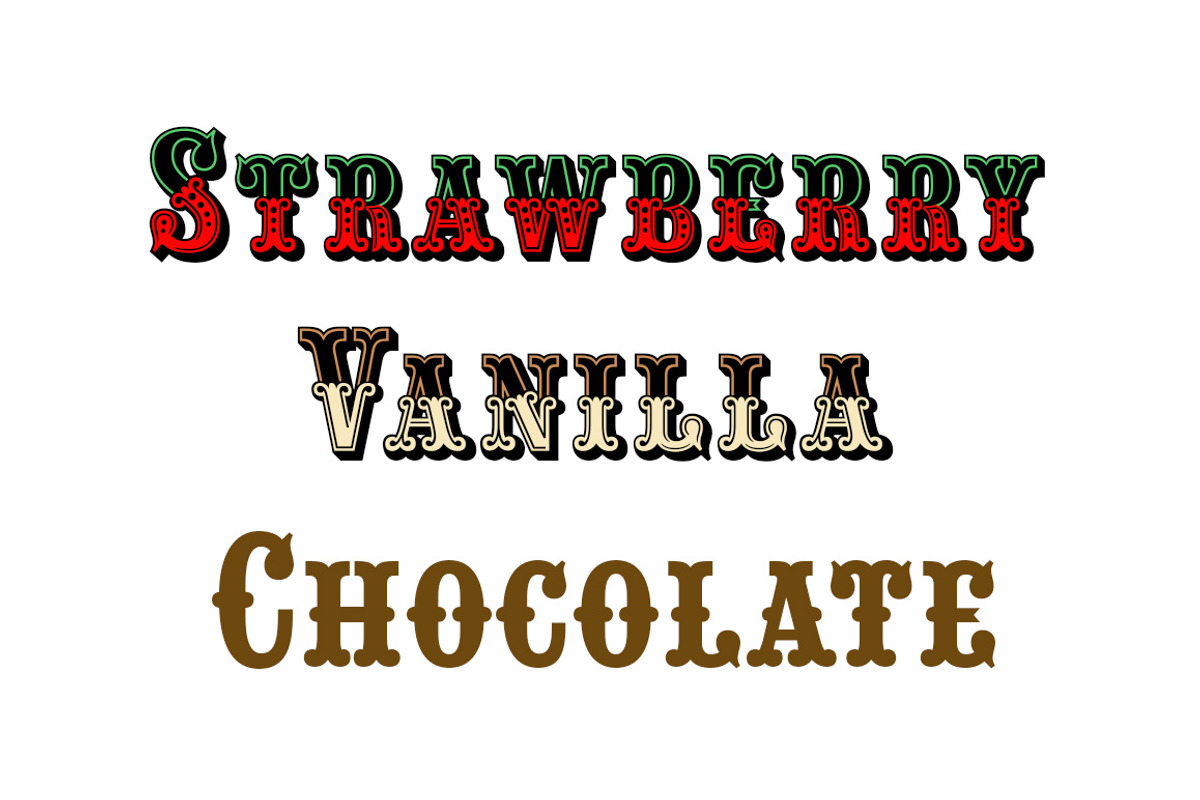 Ice Creamery SC, a Font by FontMesa (Photo 2 of 5)