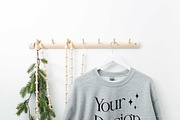 Sport Grey Gildan 18000 Mockup x3, a Shirt Mockup by Uncommon Mockups (Thumbnail 2 of 7)
