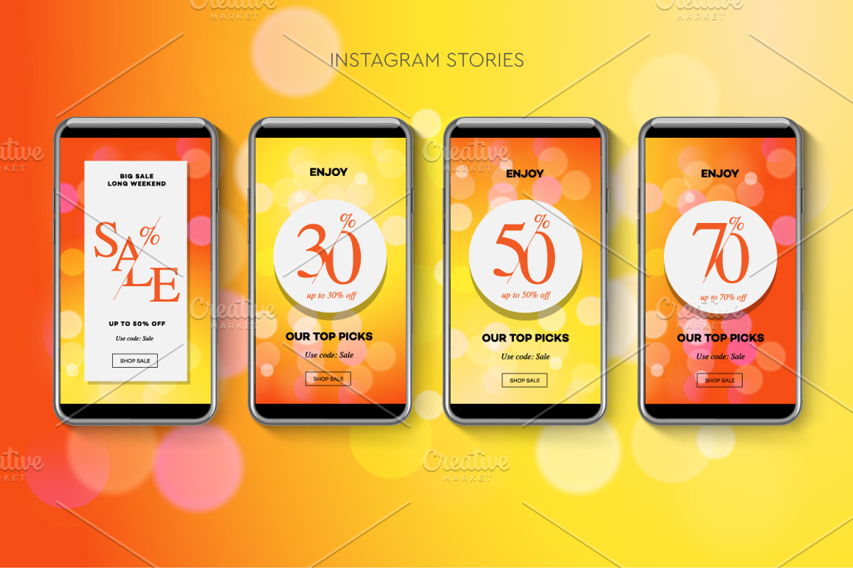 Summer Sale Social Media Kit, a Templates & Theme by PREMIUMVECTOR (Photo 3 of 4)
