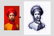 Inktober Drawing Photoshop Action, an Action Add-On by MRI STUDIO (Thumbnail 10 of 15)