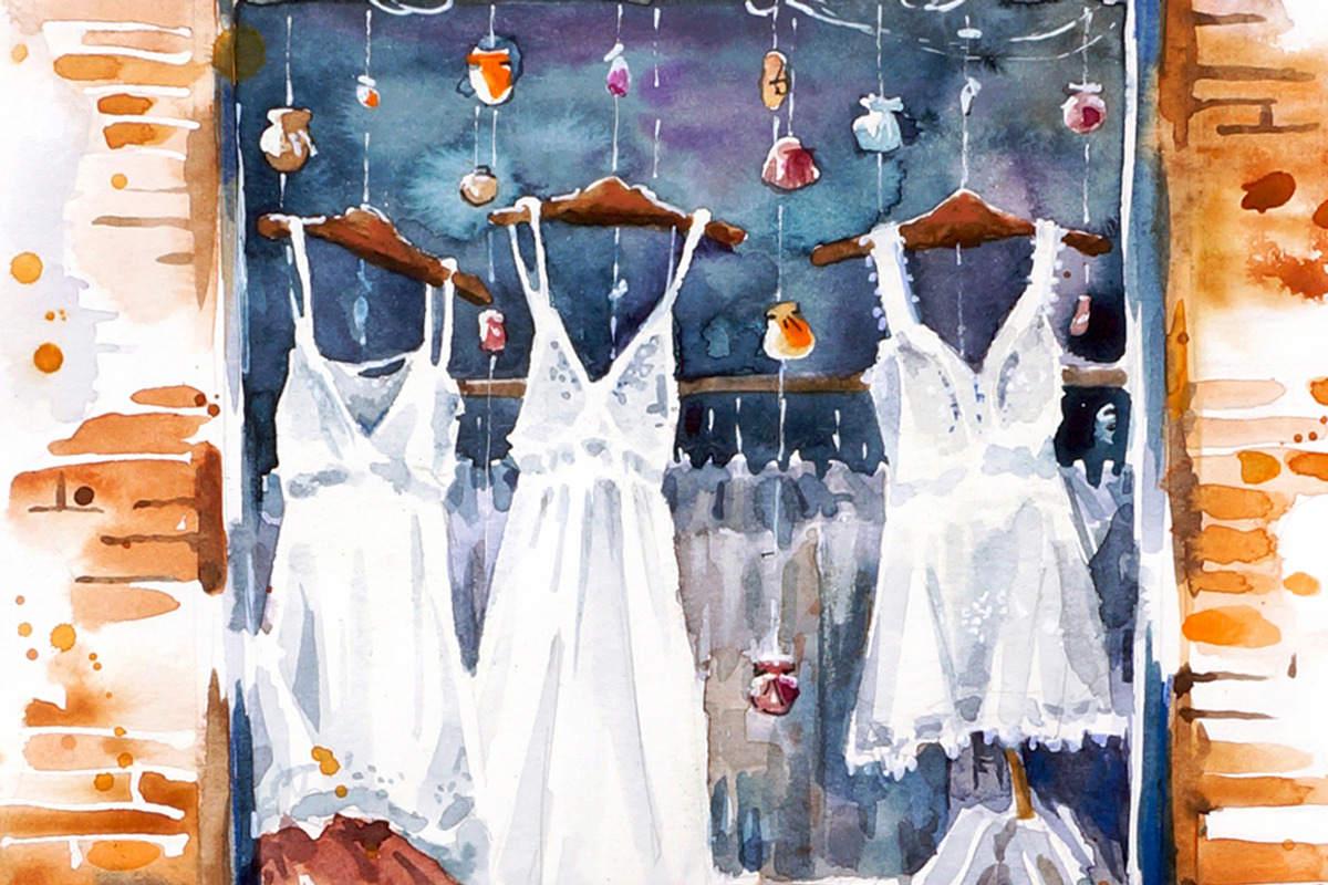 Shop window watercolor illustration, an Illustration by Kamenuka (Photo 4 of 4)