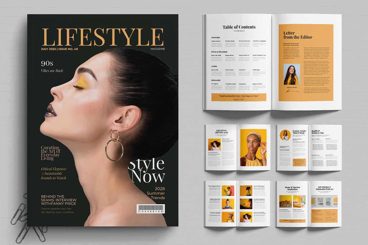 Lifestyle Magazine Template