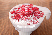 Red Pomegranates Photo Bundle of 6 preview 5