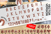 SALE! Gingerbread font - display, a Symbol Font by Fli Store (Thumbnail 3 of 9)
