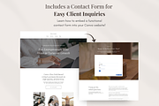 Virtual Assistant Canva Landing Page, a Landing Page Template by GlamWebDesigns (Thumbnail 4 of 8)