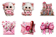 valentine's Day Love Letter Clipart, an Illustration by CreationArt (Thumbnail 3 of 6)