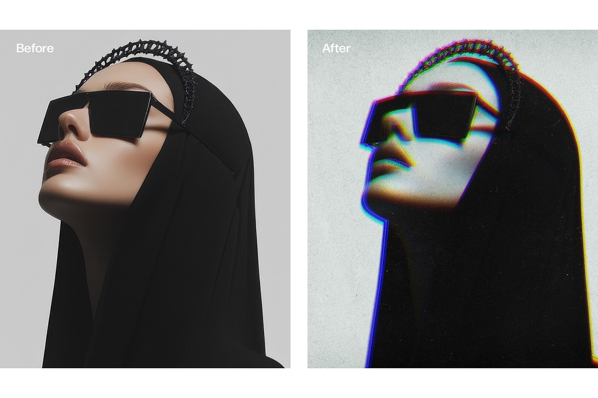 Chromatic Glitch Photo Effect, a Layer Style Add-On by DesignerCandies (Photo 6 of 7)