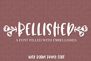 Bellished - Dingbat Duo, a Symbol Font by CraftyLittleNodes (Thumbnail 1 of 6)