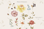 Vintage Forest. Watercolor clipart, an Animal Illustration by Ooh Lily (Thumbnail 18 of 22)