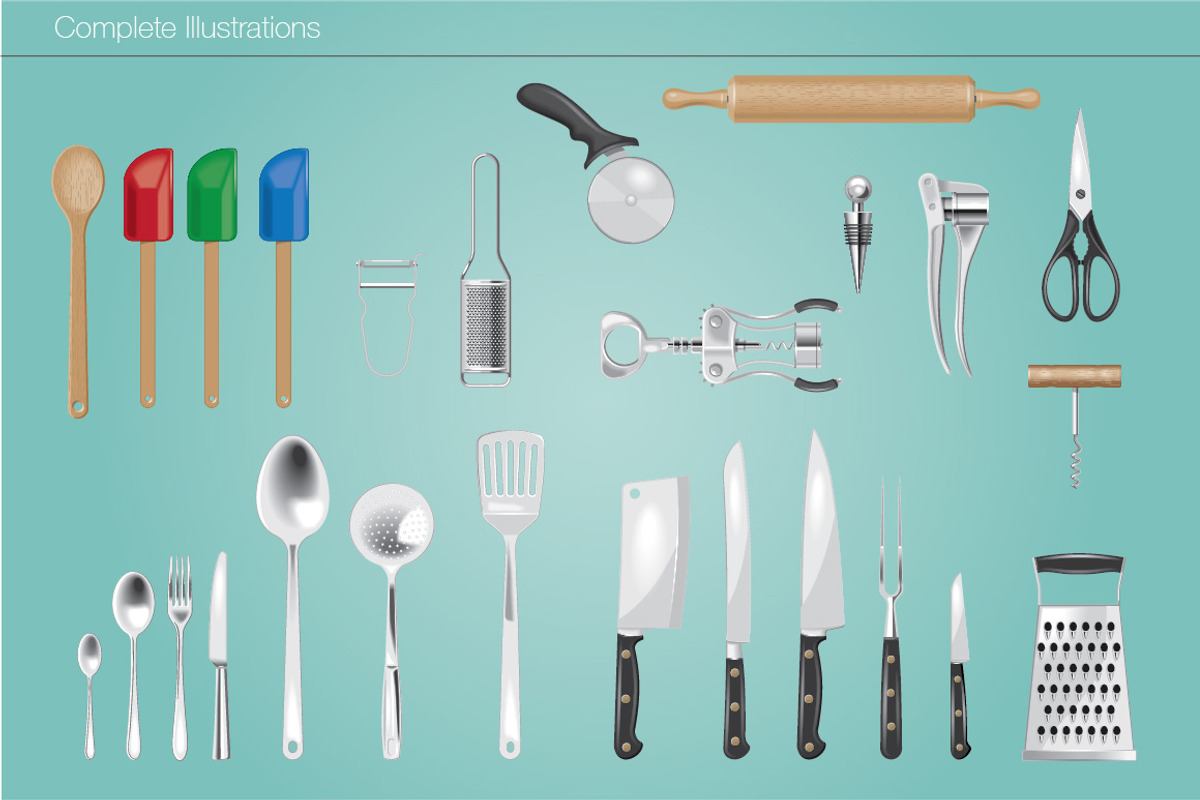 Kitchen Utensils Brushes, a Brush Add-On by Industrial Artworks (Photo 1 of 3)