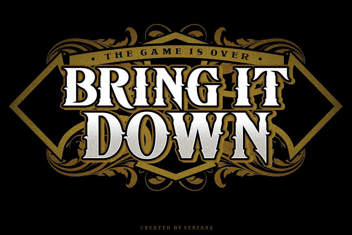 GODBLESS FONT preview 2