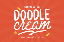 Doodle Cream - Handwritten Font Duo