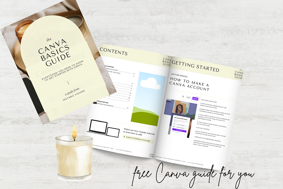 CANDLE MAKING BUSINESS PLANNER, a Brochure Template by Daring Digies (Photo 10 of 10)