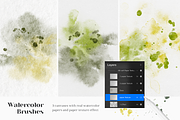 Procreate Watercolor Brushes Set, a Brush Add-On by Balada Digital Art (Thumbnail 5 of 12)