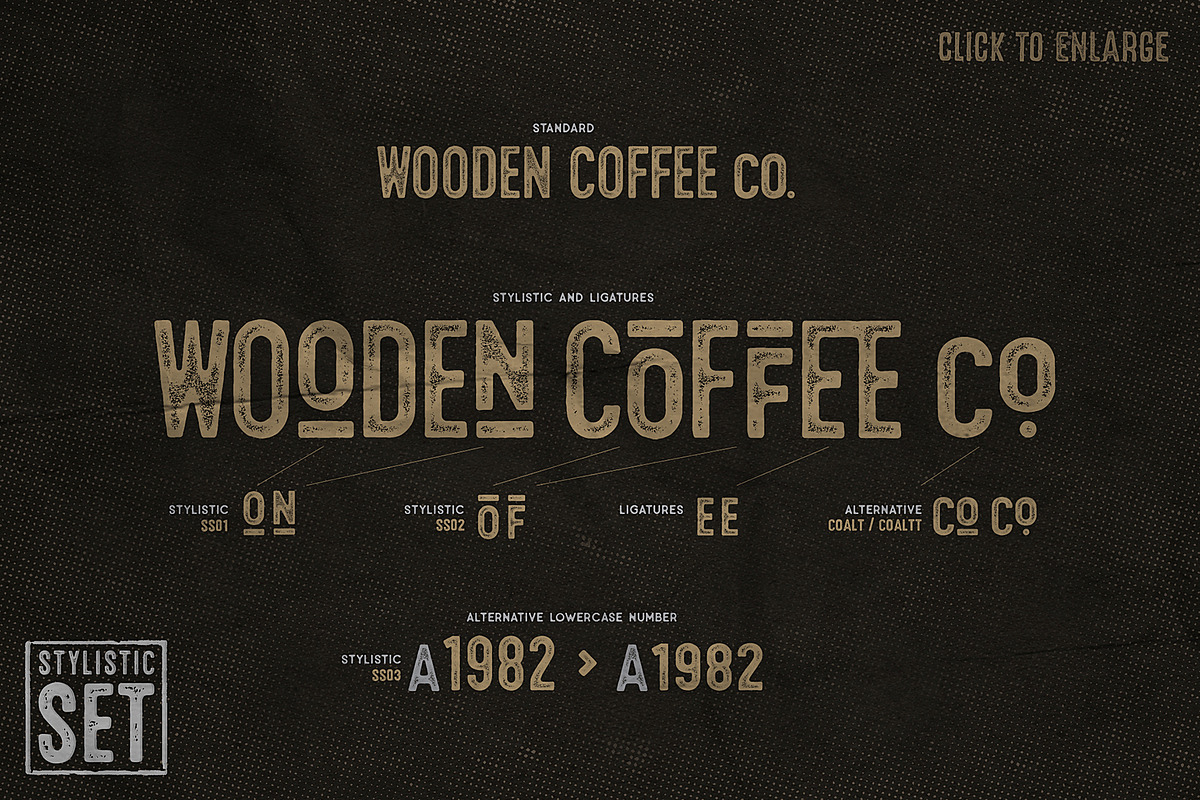 Roestica Vintage Sans Typeface preview 4