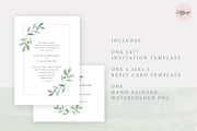 Minimalist Wedding Invitation Suite, an Invitation Template by Victoria Bilsborough (Thumbnail 3 of 3)