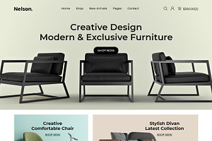 Furniture HTML5 Template - Nelson