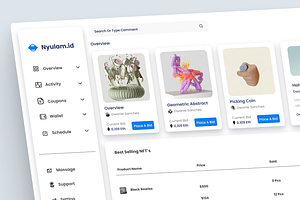 Nyulam.id - NFT Admin Dashboard