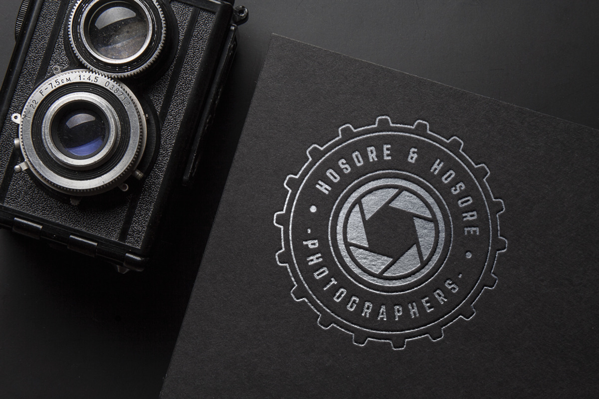 20 Photography logos and badges, a Branding & Logo Template by Vasya Kobelev (Photo 5 of 5)