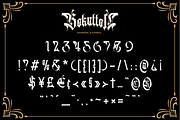 DB Bokutton Blackletter Typeface, a Blackletter Font by Sitintahitam (Thumbnail 6 of 8)