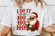I Do It for the Ho Ho Hos Christmas, a Seasonal Illustration by Canvas Craft (Thumbnail 3 of 6)