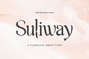 Suliway - Display Serif Font, a Serif Font by StringLabs (Thumbnail 1 of 10)