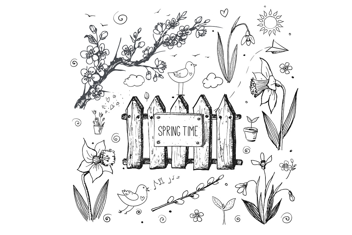 Garden sketches, an Illustration by Elina_Li (Photo 9 of 15)