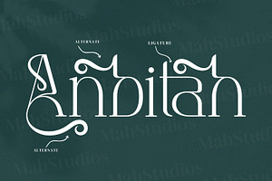 Anbittah Serif Fonts