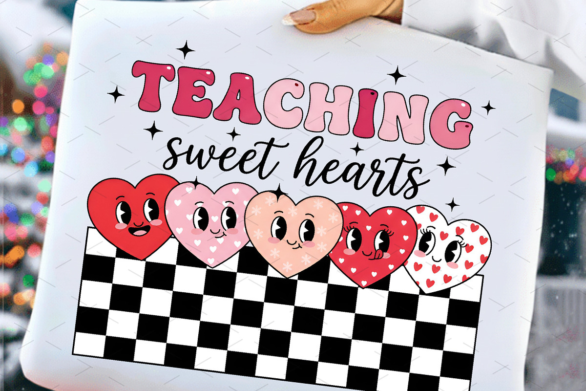 Teaching Sweethearts png,Valentine's, an Illustration by Libby Wishes (Photo 1 of 7)