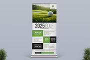 Golf Roll Up Banner, a Stationery Template by Aarley Kaiven (Thumbnail 2 of 2)