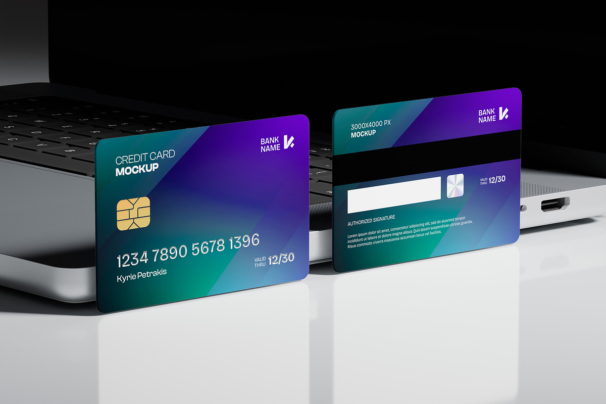 Credit Card Mockup, a Product Mockup by Budogol Studio (Photo 3 of 4)