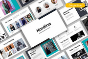 Nordina – Business Google Slide, a Presentation Template by kreatifreya (Thumbnail 1 of 5)