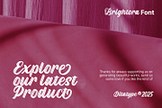 Brightora, a Script Font by Nathatype (Thumbnail 14 of 15)