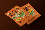 Orange Retro Summer Sale Flyer, a Flyer Template by Neermana (Thumbnail 3 of 4)