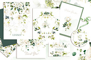 White Roses Wedding watercolor, a Decorative Illustration by Lisima (Thumbnail 2 of 12)