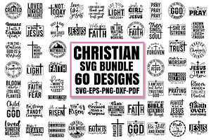 Christian SVG Bundle, Faith SVG, a Graphic by Designer302