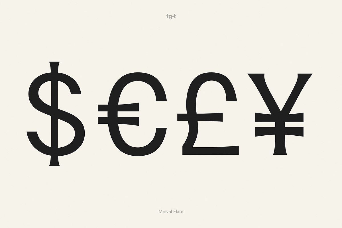 Minval Flare | Modern Flare Font, a Serif Font by Tiga Type (Photo 6 of 14)