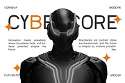 Vornova Futuristic Font, a Script Font by Vadovastd (Thumbnail 3 of 8)